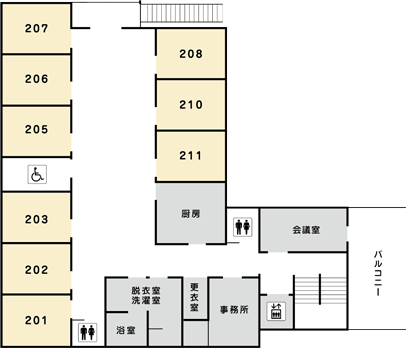 2階フロアマップ